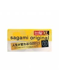 Презервативы увеличенного размера Sagami Original 0.02 XL-size - 12 шт. - Sagami - купить с доставкой в Архангельске