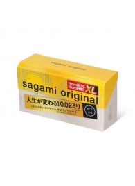 Презервативы увеличенного размера Sagami Original 0.02 XL-size - 12 шт. - Sagami - купить с доставкой в Архангельске