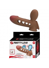 Насадка на пенис с эффектом расширения Tyronn - 16,1 см. - Baile - в Архангельске купить с доставкой