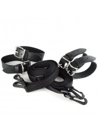 Черный комплект для растяжки на кровати «Новичок» - Sitabella - купить с доставкой в Архангельске