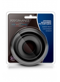 Черный уплотнитель на вакуумную помпу Replacement Pump Sleeve - Blush Novelties - в Архангельске купить с доставкой