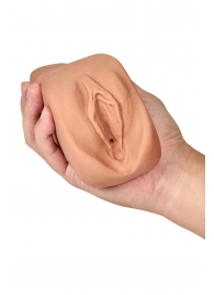 Маструбатор-вагина с вибрацией Soft   Wet Renata Realistic Tan Masturbator - Blush Novelties - в Архангельске купить с доставкой