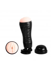 Мастурбатор-вагина Flora с присоской в основании - Baile - в Архангельске купить с доставкой