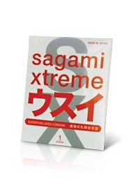 Ультратонкий презерватив Sagami Xtreme SUPERTHIN - 1 шт. - Sagami - купить с доставкой в Архангельске