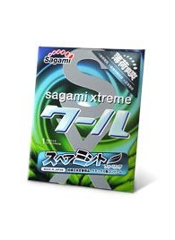 Презерватив Sagami Xtreme Mint с ароматом мяты - 1 шт. - Sagami - купить с доставкой в Архангельске