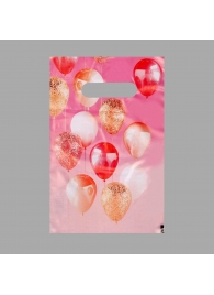 Пакет «Праздничные шары» с вырубной ручкой (20х30 см) - UPAK LAND - купить с доставкой в Архангельске
