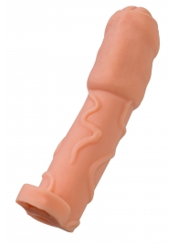 Телесная удлиняющая насадка - 16 см. - ToyFa - в Архангельске купить с доставкой