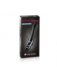 Вибратор с электростимуляцией Tickling Truman Black Edition - 27 см. - MyStim - купить с доставкой в Архангельске