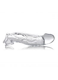 Прозрачная насадка для увеличения члена 2 Inch Clear Extender Sleeve - XR Brands - в Архангельске купить с доставкой