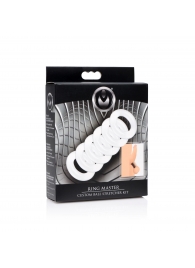 Комплект из 6 прозрачных эрекционных колец Ring Master Custom Ball Stretcher Kit - XR Brands - в Архангельске купить с доставкой