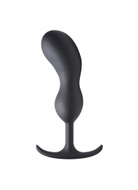Черный массажер простаты с утяжелителями Premium Silicone Weighted Prostate Plug XL - 20,8 см. - XR Brands - в Архангельске купить с доставкой