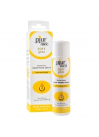 Силиконовый лубрикант с жожоба pjur MED Soft glide - 100 мл. - Pjur - купить с доставкой в Архангельске
