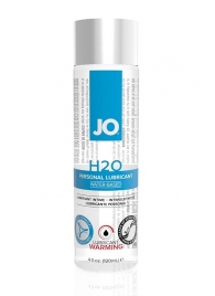 Возбуждающий лубрикант на водной основе JO Personal Lubricant H2O Warming - 120 мл. - System JO - купить с доставкой в Архангельске