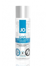 Охлаждающий лубрикант на водной основе JO Personal Lubricant H2O COOLING - 60 мл. - System JO - купить с доставкой в Архангельске
