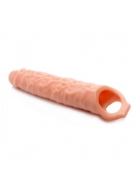 Телесная насадка-удлинитель 3 Inch Extender Sleeve - 27,3 см. - XR Brands - в Архангельске купить с доставкой