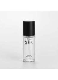 Съедобное cогревающее массажное масло Slow Sex - 50 мл. - Bijoux Indiscrets - купить с доставкой в Архангельске