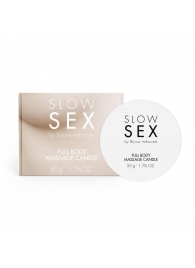 Массажная свеча для всего тела Slow Sex - 50 гр. - Bijoux Indiscrets - купить с доставкой в Архангельске