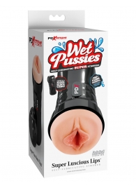 Мастурбатор-вагина в колбе Super Luscious Lips - Pipedream - в Архангельске купить с доставкой
