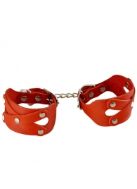 Красные наручники «Цезарь» - Sitabella - купить с доставкой в Архангельске