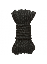 Черная верёвка для связывания и фиксации Bind Tie - 9,14 м. - Doc Johnson - купить с доставкой в Архангельске