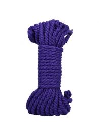 Фиолетовая верёвка для связывания и фиксации Bind Tie - 9,14 м. - Doc Johnson - купить с доставкой в Архангельске
