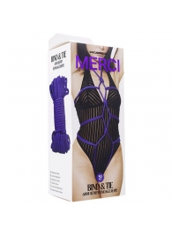 Фиолетовая верёвка для связывания и фиксации Bind Tie - 15,24 м. - Doc Johnson - купить с доставкой в Архангельске