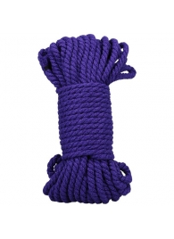Фиолетовая верёвка для связывания и фиксации Bind Tie - 15,24 м. - Doc Johnson - купить с доставкой в Архангельске