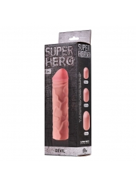 Фаллоудлинитель SUPER HERO Dewil - 17,5 см. - Lola Games - в Архангельске купить с доставкой