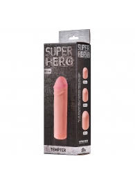 Фаллоудлинитель SUPER HERO Tempter - 16 см. - Lola Games - в Архангельске купить с доставкой