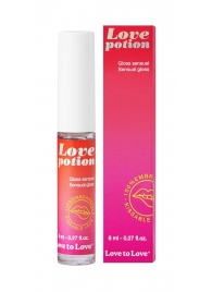 Возбуждающий блеск для губ Love Potion - 8 мл. - Love to Love - купить с доставкой в Архангельске