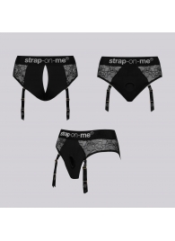 Трусики для фиксации насадок Strap-on-me Harness Lingerie Diva XS - Strap-on-me - купить с доставкой в Архангельске
