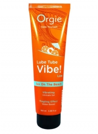 Гель с эффектом вибрации Lube Tube Vibe Low Sex On The Beach - 100 мл. - ORGIE - купить с доставкой в Архангельске