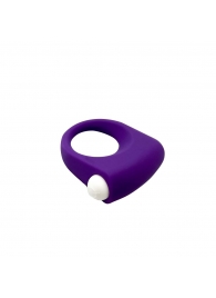 Фиолетовое эрекционное кольцо Puggle Vibrating Ring with Bullet - Adrien Lastic - в Архангельске купить с доставкой