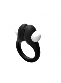 Черное эрекционное кольцо Zippy Vibrating Ring With Bullet - Adrien Lastic - в Архангельске купить с доставкой