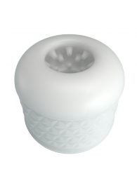 Белый сквозной мастурбатор Crystle - Baile - в Архангельске купить с доставкой