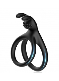 Черное эрекционное кольцо с подхватом мошонки - Boys of Toys - в Архангельске купить с доставкой