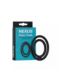 Черное двойное эрекционное кольцо Nexus Enduro Double - Nexus Range - в Архангельске купить с доставкой