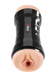 Двусторонний мастурбатор в колбе Super Flip-A-Pussy Over - Pipedream - в Архангельске купить с доставкой