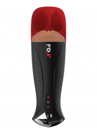 Мастурбатор-вагина в колбе с вибрацией Fuck-O-Matic Pro XL - Pipedream - в Архангельске купить с доставкой