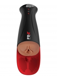 Мастурбатор-вагина в колбе с вибрацией Fuck-O-Matic Pro XL - Pipedream - в Архангельске купить с доставкой