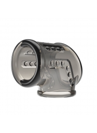 Дымчатая насадка на пенис и мошонку - Baile - в Архангельске купить с доставкой