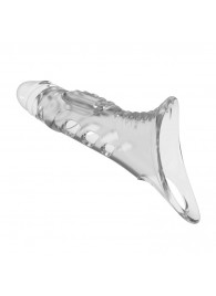 Прозрачная насадка на пенис - 22 см. - Baile - в Архангельске купить с доставкой