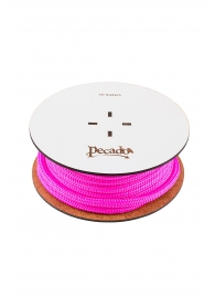 Розовая веревка для шибари на катушке - 10 м. - Pecado - купить с доставкой в Архангельске