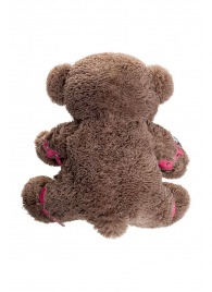 Бондажный набор: бурый мишка с розовыми оковами и наручниками - Pecado - купить с доставкой в Архангельске