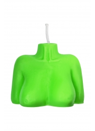 Зеленая сувенирная свеча «Женский силуэт» - Pecado - купить с доставкой в Архангельске