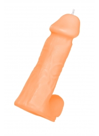 Оранжевая сувенирная свеча «Пенис» - Pecado - купить с доставкой в Архангельске