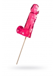 Розовый леденец в форме члена со вкусом айриш крим - 173 гр. - Sosuчki - купить с доставкой в Архангельске