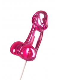 Розовый леденец в форме члена со вкусом айриш крим - 80 гр. - Sosuчki - купить с доставкой в Архангельске