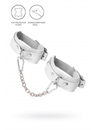 Белые мини-оковы со скруглёнными углами - Pecado - купить с доставкой в Архангельске