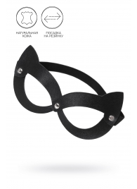 Черная открытая маска с ушками кошки - Pecado - купить с доставкой в Архангельске